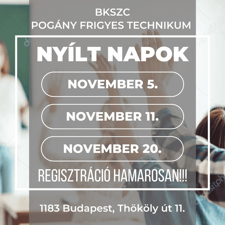 NYÍLT NAPOK 2025 NOVEMBER