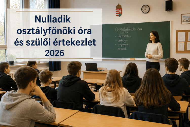 Nulladik osztályfőnöki óra és nulladik szülői értekezlet
