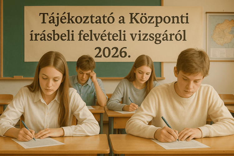 Tájékoztató a Központi írásbeli felvételi vizsgáról