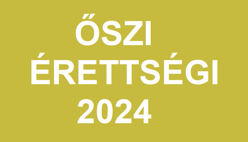 Őszi érettségi 2024